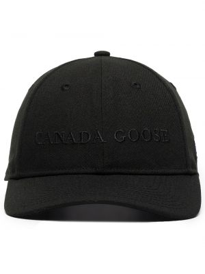 Siuvinėtas kepurė su snapeliu Canada Goose juoda