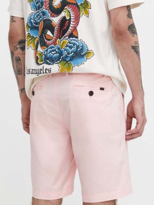 Pantaloni Superdry roz
