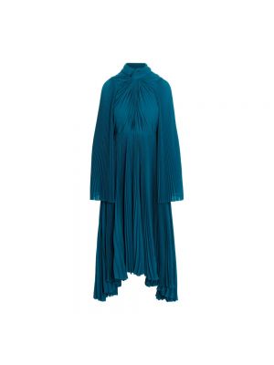 Sukienka długa Balenciaga niebieska
