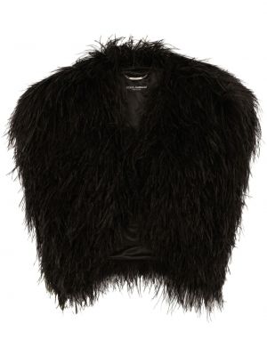 Veste à plumes Dolce & Gabbana noir