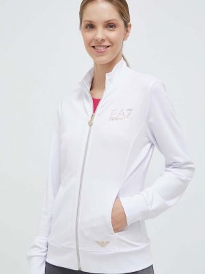 Bluza rozpinana Ea7 Emporio Armani biała