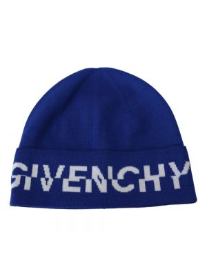 Niebieska czapka wełniana Givenchy