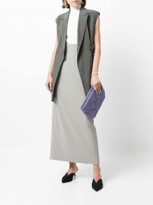 Falda larga Emporio Armani gris