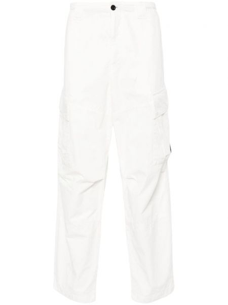 Ravne hlače C.p. Company bela