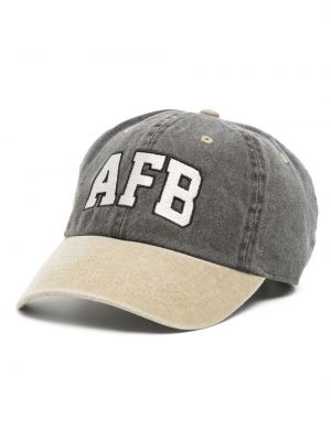 Памучна шапка с козирки бродирана Afb