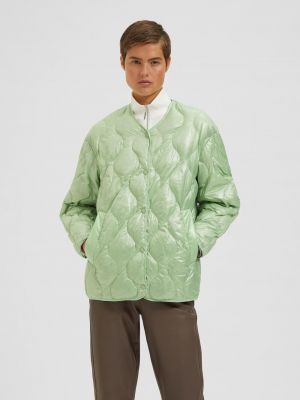 Демисезонная куртка Selected зеленая