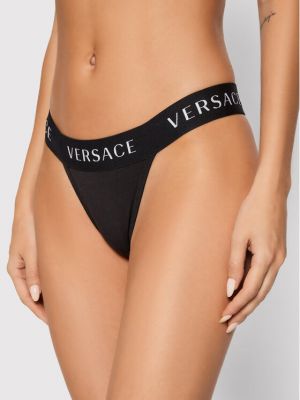 Kalhotky string Versace, černá