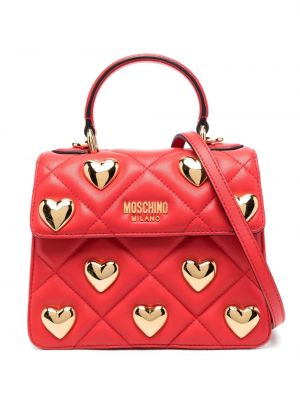 Quiltad väska Moschino röd