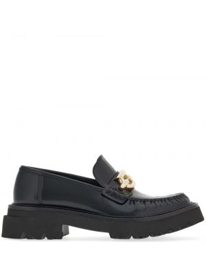 Leder loafer mit schnalle Ferragamo schwarz