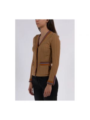 Sweter Etro brązowy