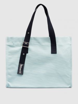 Пляжна сумка Vilebrequin блакитна