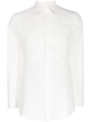Chemise en coton avec manches longues Y's blanc