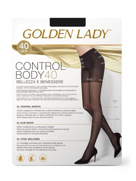 Gld control body 40 nero 2 Golden Lady
