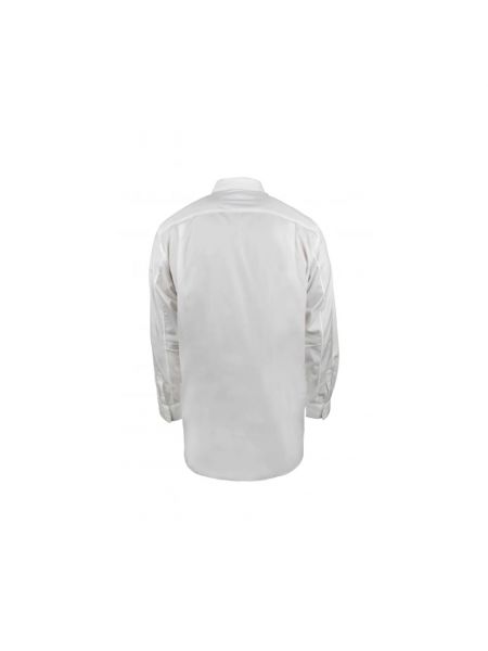 Koszula bawełniana w serca Comme Des Garcons biała