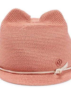 Hat for piger Maison Michel Kids pink