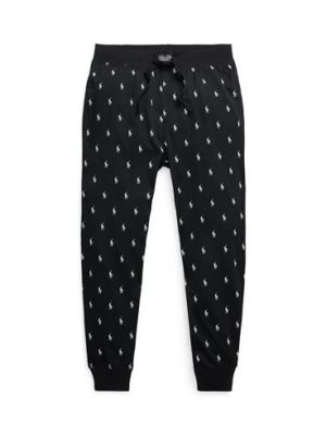 Pyjama en coton en jersey Polo Ralph Lauren noir