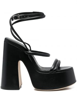 Kožené sandále Vic Matié čierna