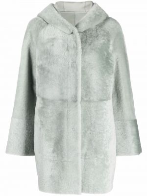 Manteau à capuche Drome gris