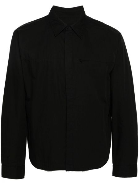 Βαμβακερό πουκάμισο Entire Studios μαύρο