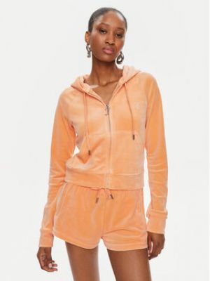 Sweat zippé slim Juicy Couture orange
