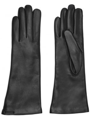 Mănuși din piele Ferragamo negru