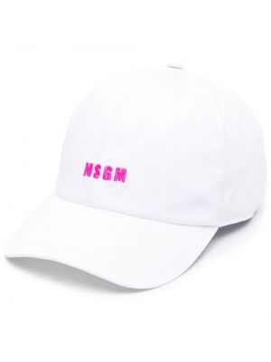 Trykt cap Msgm hvit