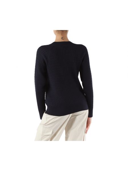 Jersey con bordado de algodón de tela jersey Tommy Hilfiger azul
