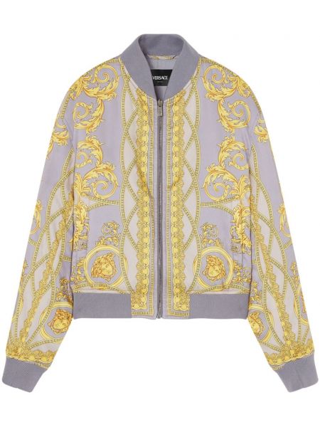 Duga jakna s printom Versace