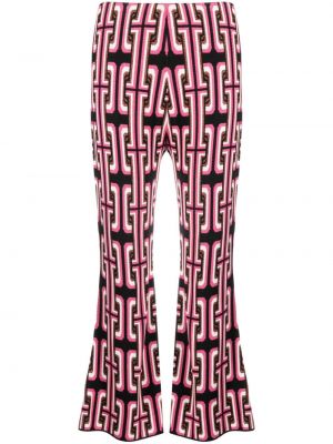 Pantaloni cu imprimeu geometric Liu Jo