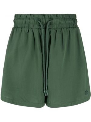 Lyocell shorts Lacoste grün