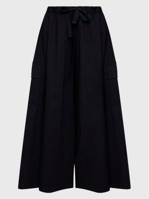 Relaxed широки панталони тип „марлен“ Deha черно