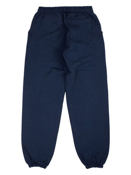 Spodnie sportowe bawełniane Sp5der niebieskie