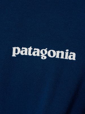 Bombažna majica Patagonia rjava