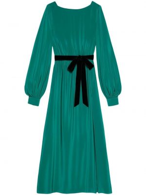 Sukienka długa Gucci - Zielony
