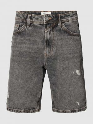 Szorty jeansowe z kieszeniami Tom Tailor Denim szare