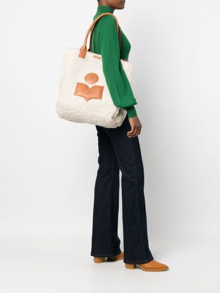 Shopper kabelka s potiskem Isabel Marant