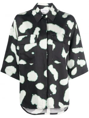 Košeľa s potlačou s abstraktným vzorom Christian Wijnants