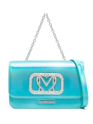 Чанта тип „портмоне“ с кристали Love Moschino