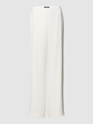 Spodnie w jednolitym kolorze Swing białe