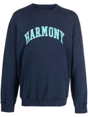 Trykt sweatshirt Harmony Paris blå