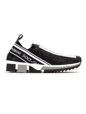 Zapatillas con apliques Dolce & Gabbana negro