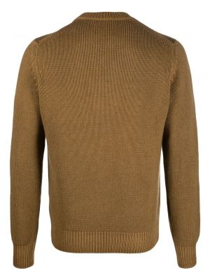 Sweter Dell'oglio brązowy