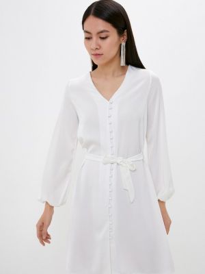 Платье-рубашка Amandin белое