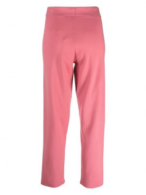 Rovné kalhoty Tommy Hilfiger růžové
