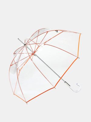 Paraguas transparente Ezpeleta naranja