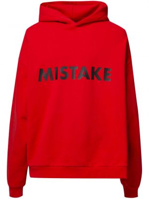 Hoodie mit print A Better Mistake rot