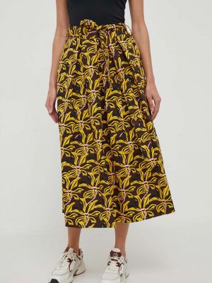 Midi sukně United Colors Of Benetton žluté