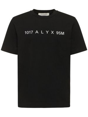 Памучна тениска с принт 1017 Alyx 9sm черно