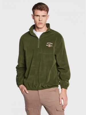 Fliso džemperis Bdg Urban Outfitters žalia