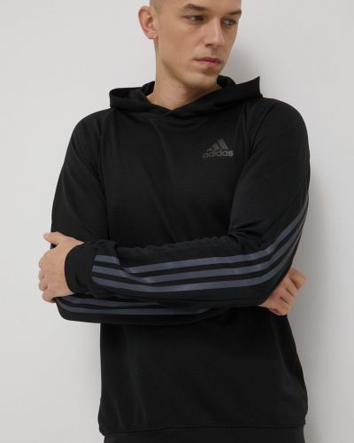 Суитчър с принт Adidas Performance черно